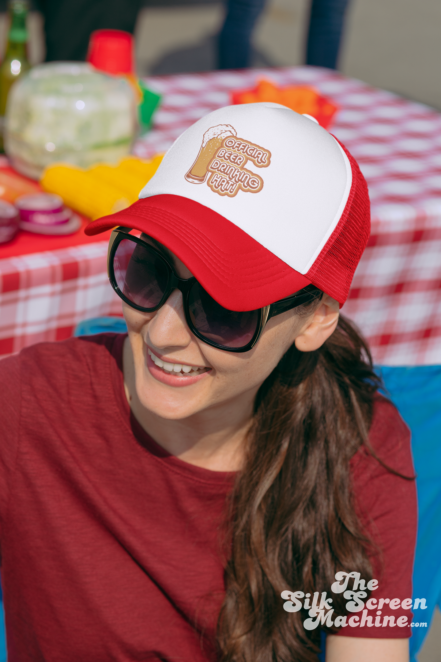 http://thesilkscreenmachine.com/cdn/shop/files/mockup-of-a-woman-official-beer-drinking-trucker-hat.png?v=1688010586