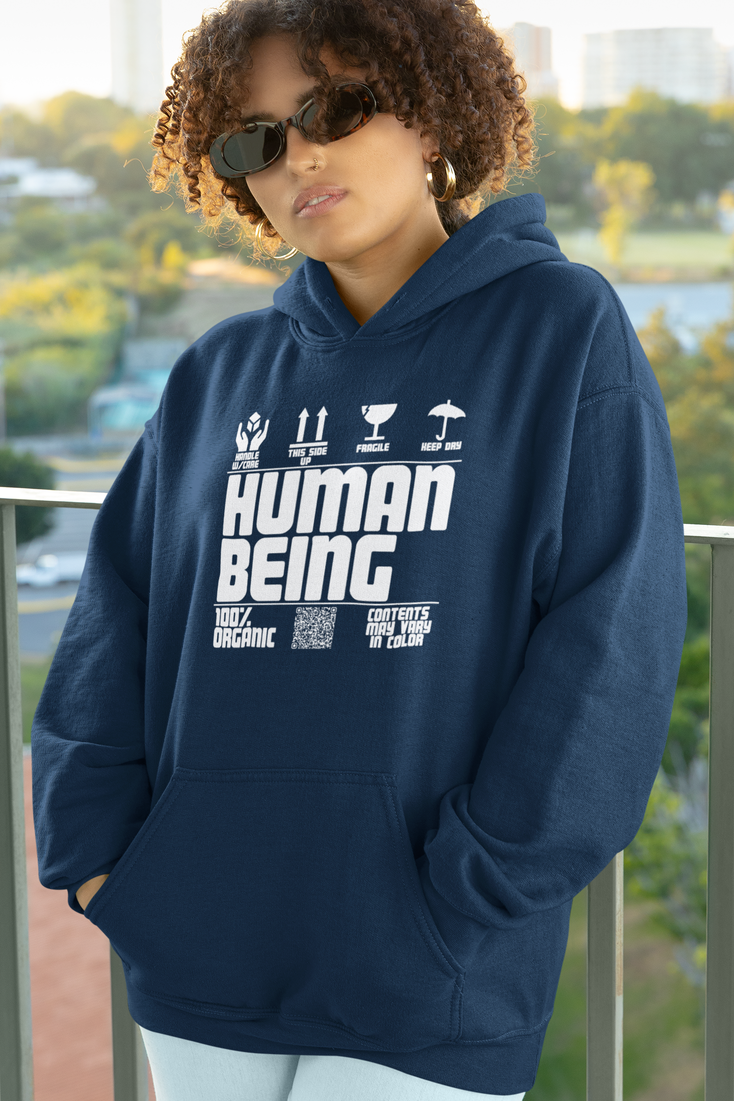 Human Being T-shirt ππ½ββοΈ Global Shipping Label - The Silk Screen Machine