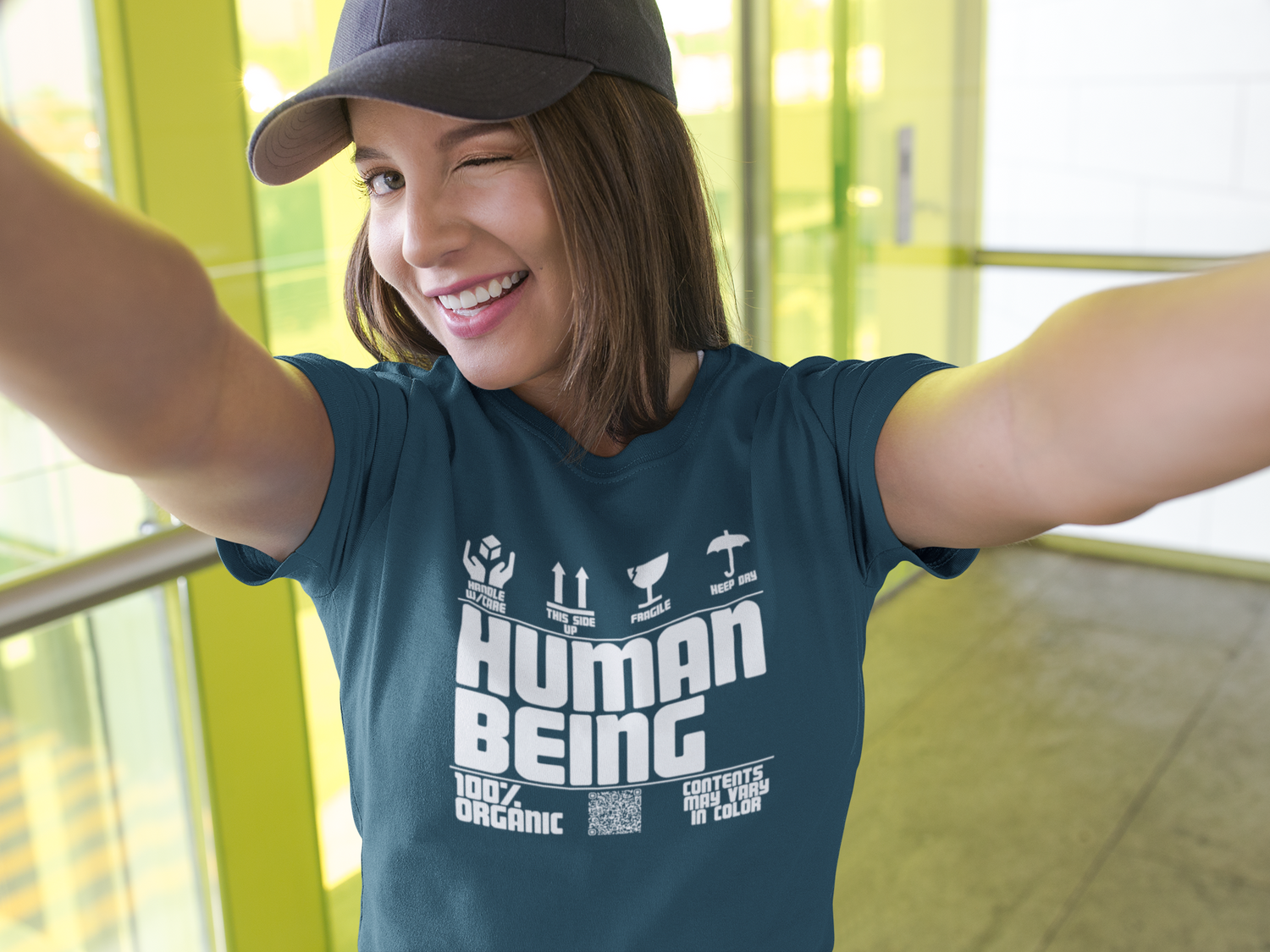 Human Being T-shirt 100% Organic